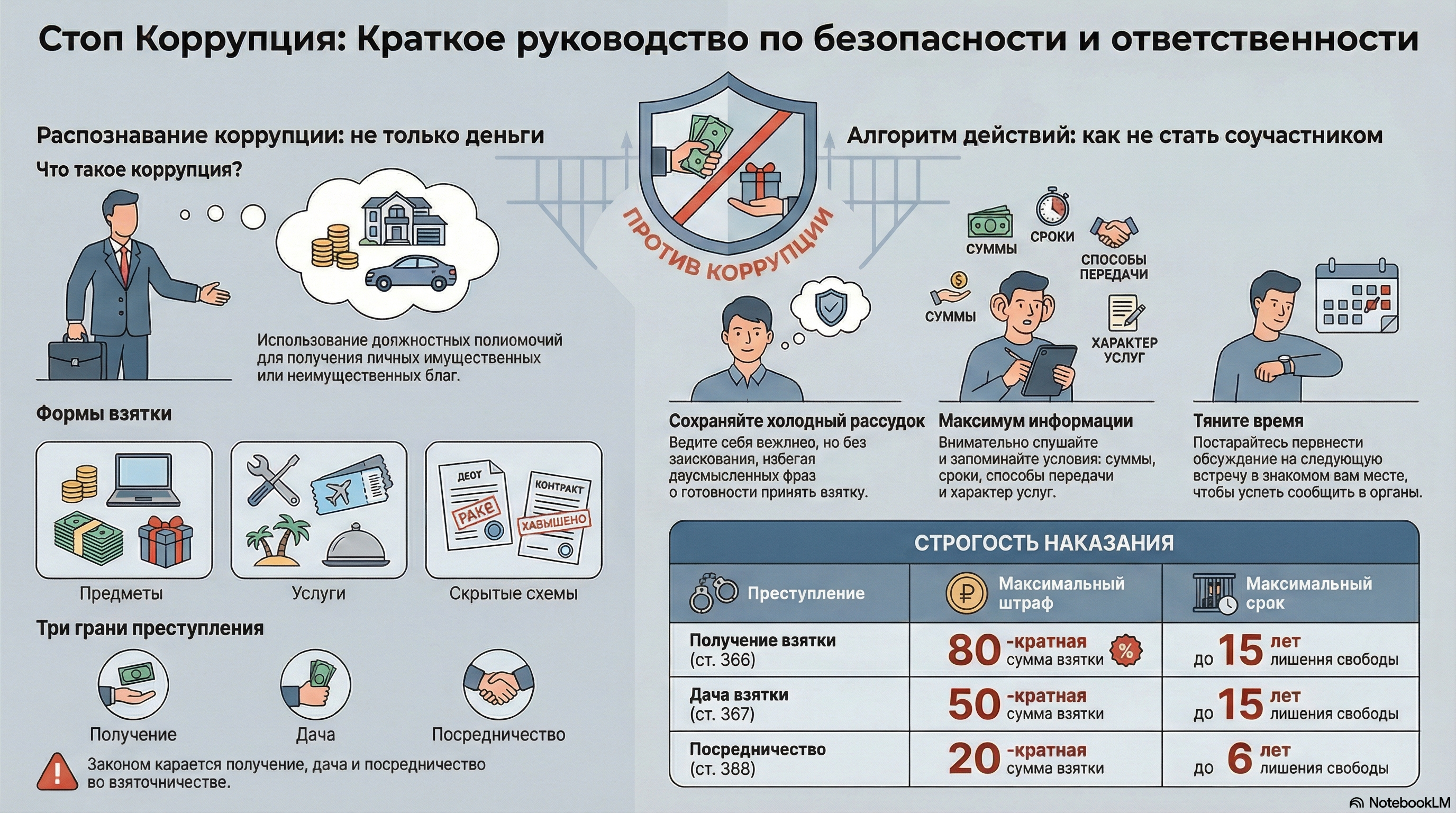 Памятка «Стоп коррупция»